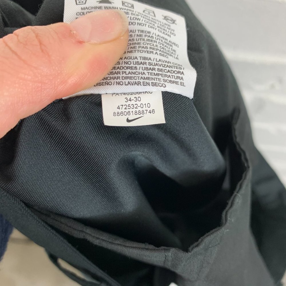 Nike Golf Dri-Fit Solid Pants Black Size 34 - Picture 4 of 7